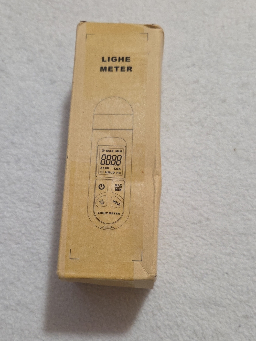 NIB DIGITAL ILLUMINANCE LIGHT METER